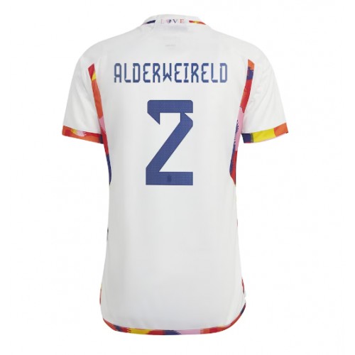 Belgien Toby Alderweireld #2 Udebanetrøje VM 2022 Kort ærmer
